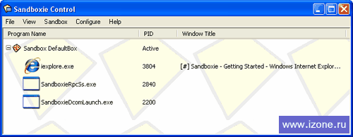 Sandboxie 3.62